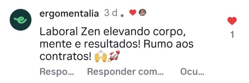 Depoimento ergomentalia — Laboral Zen